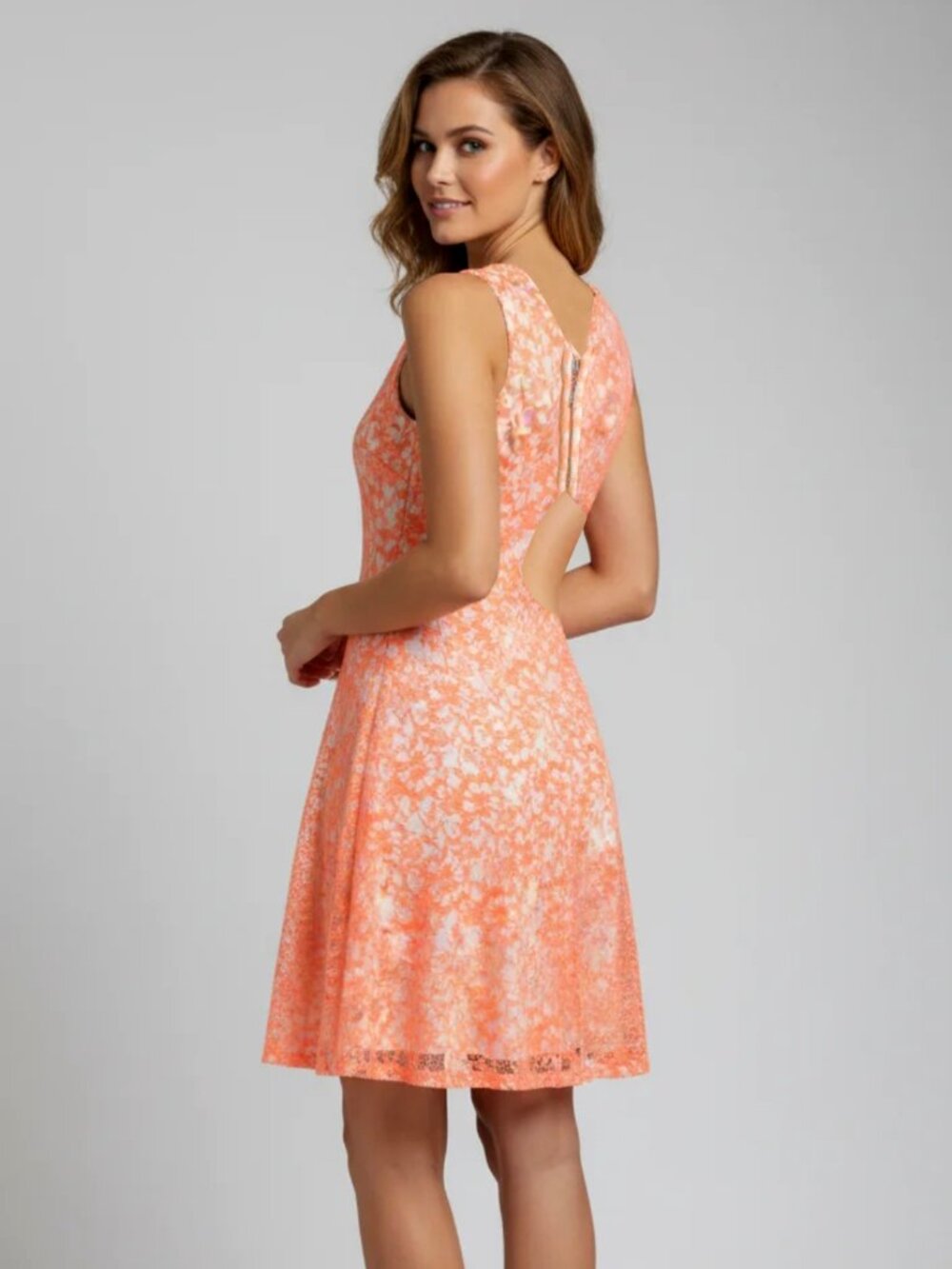 Authentic Guess size large orange dress Size Large L